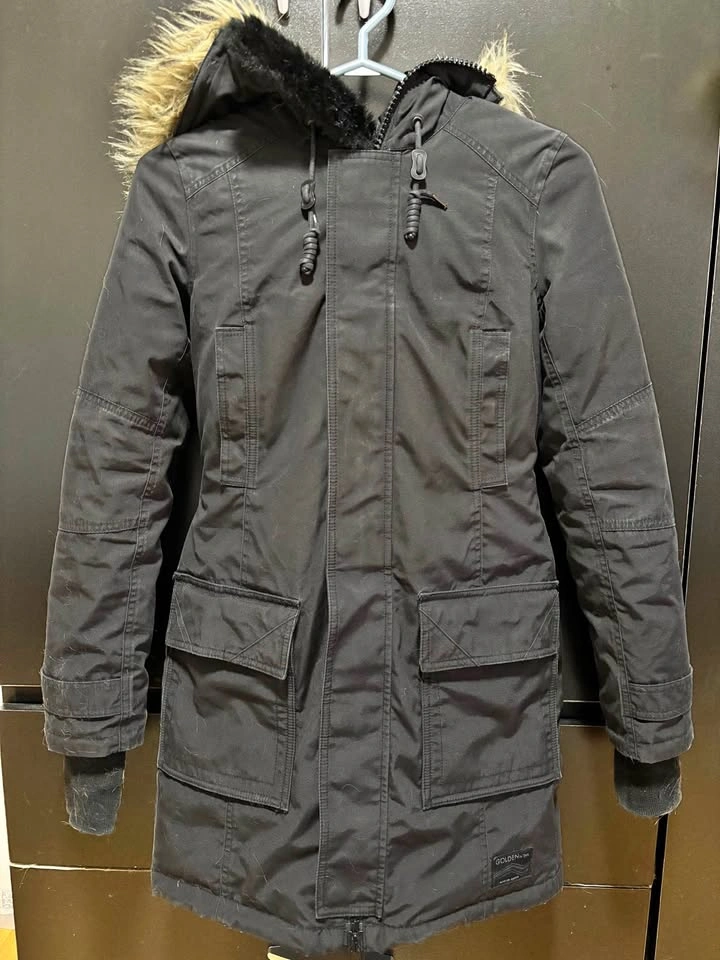 black tna bancroft parka (xxs)