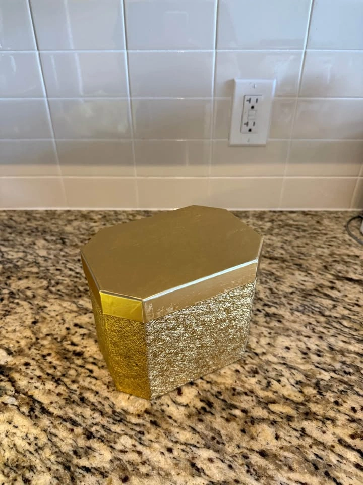 Gold Gift Box with Tissue and Bag - photo 2