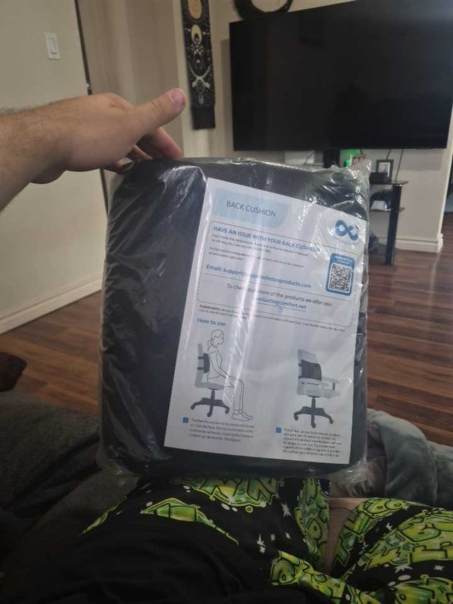 everlasting back rest for desk chair new