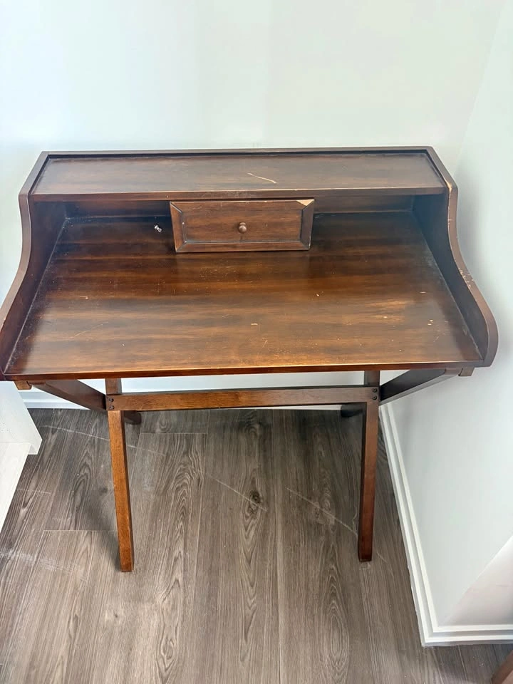 Bansom Solid Wood Folding Desk