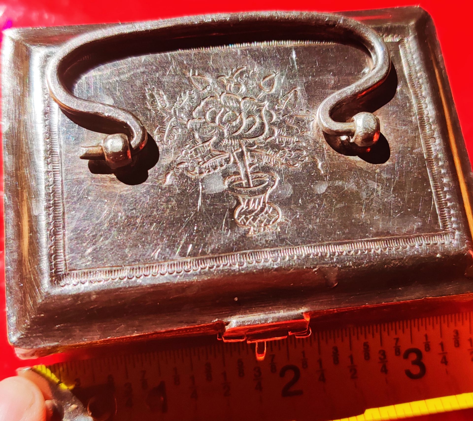 Antique Pure Silver Box Over 100 Years Old - photo 2