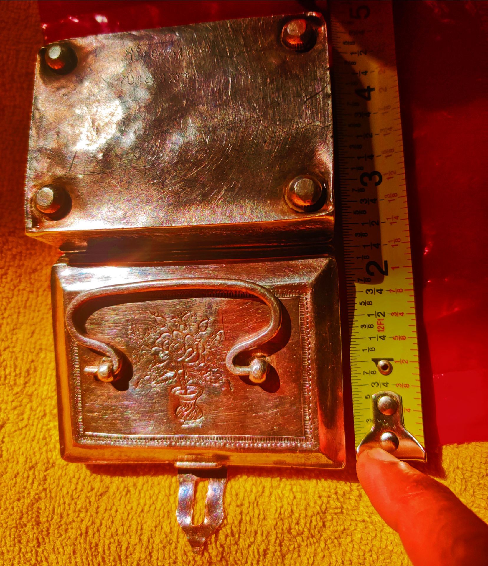 Antique Pure Silver Box Over 100 Years Old - photo 5