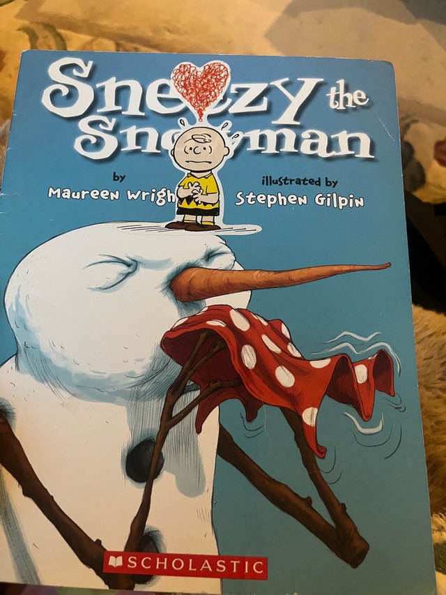 Scholastic Sneezy the Snowman Book