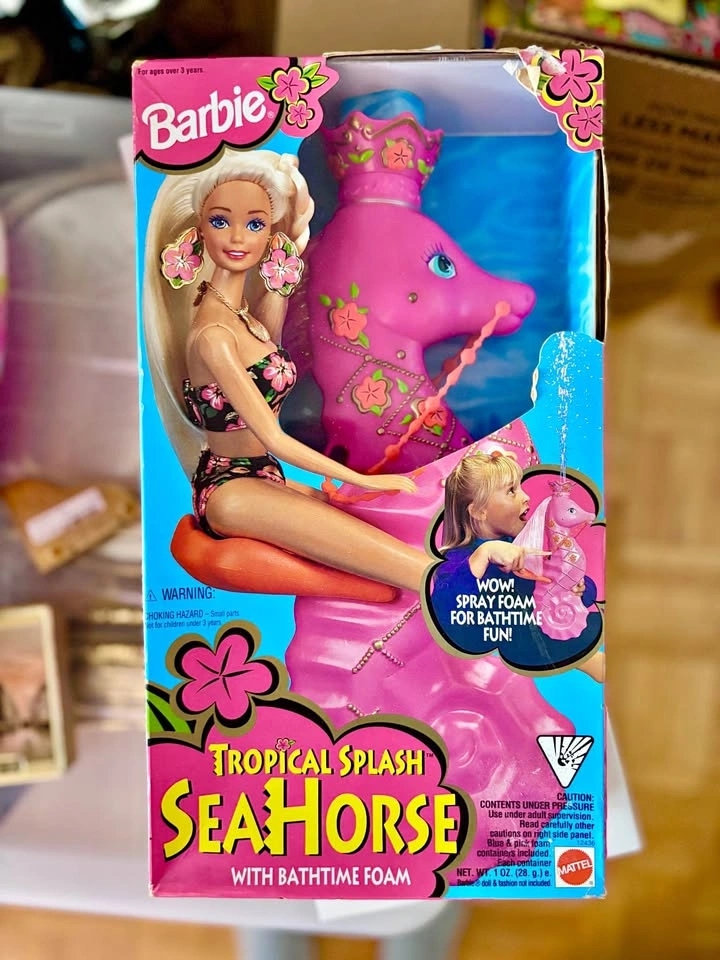Vintage Barbie Tropical Splash Seahorse - BNIB