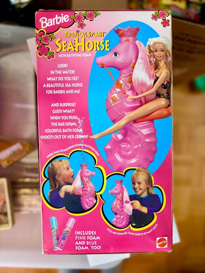 Vintage Barbie Tropical Splash Seahorse - BNIB - photo 2