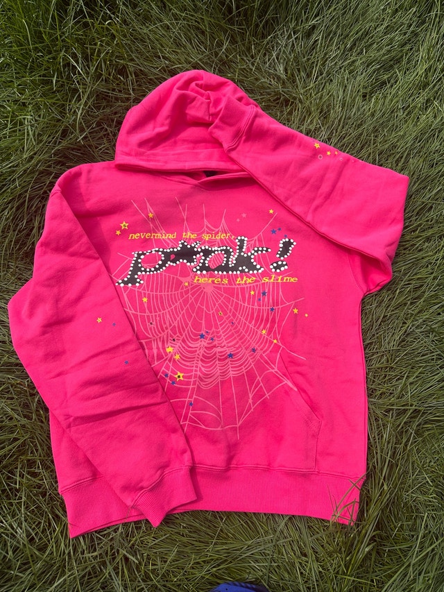 Sp5der Pink Hoodie