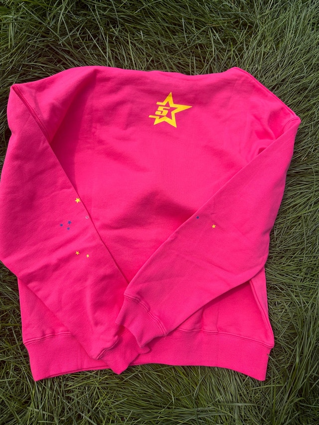 Sp5der Pink Hoodie - photo 5