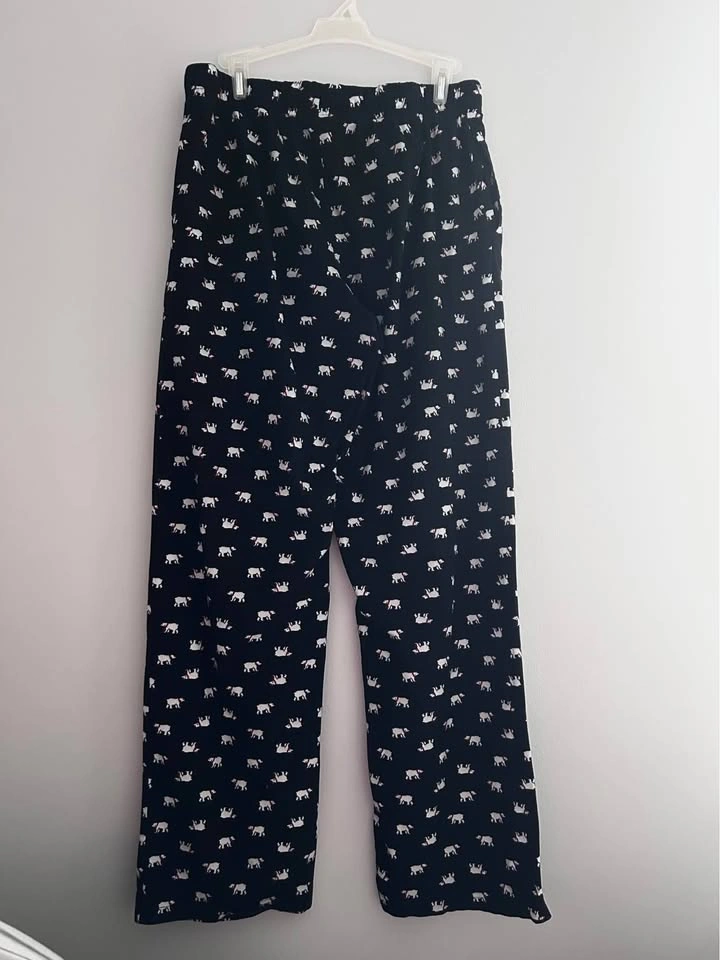 Black polar bear pj pants - photo 3
