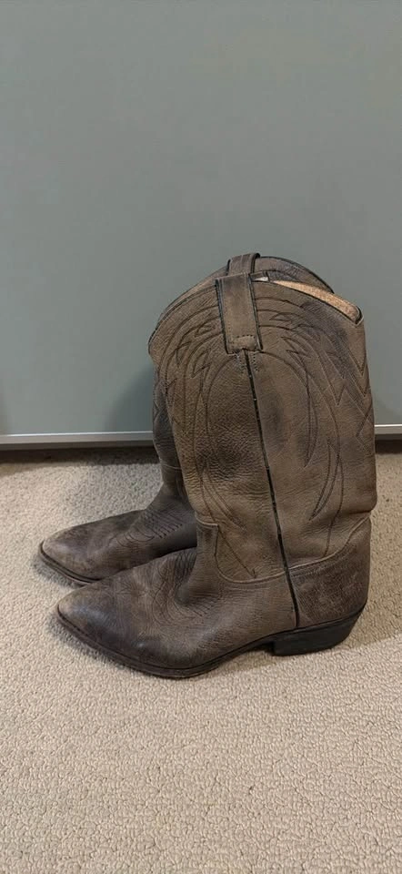 Frye Women's Distressed Leather Western Cowboy Boots Size 9 - photo 3