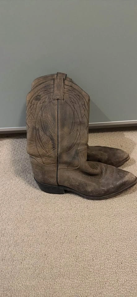 Frye Women's Distressed Leather Western Cowboy Boots Size 9 - photo 4