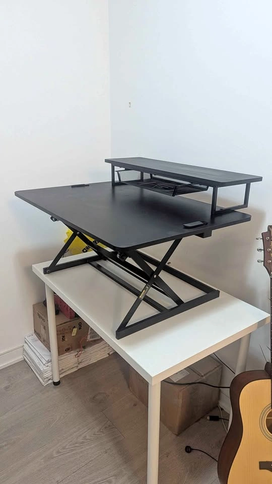 SHW 36-Inch Adjustable Height Standing Desk Converter