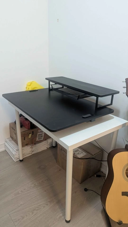 SHW 36-Inch Adjustable Height Standing Desk Converter - photo 2