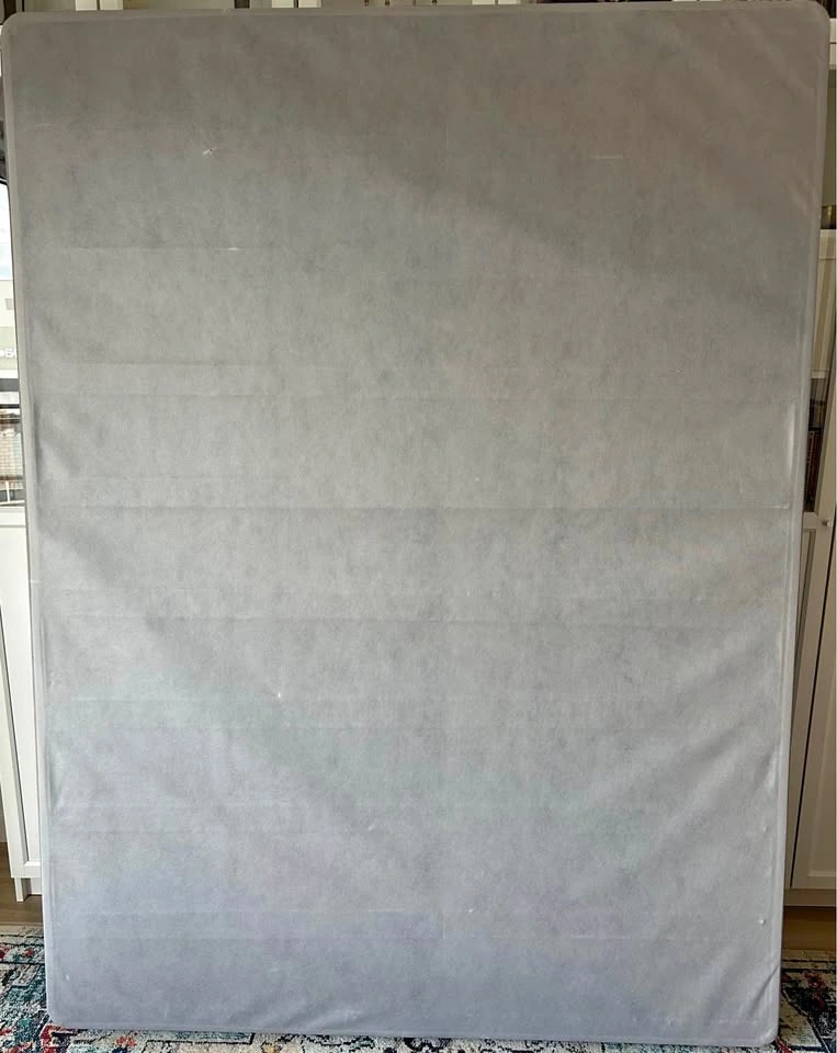 Queen Size Box Spring and Metal Bed Frame