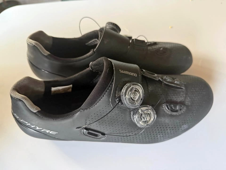 Shimano RC9 SH-RC901 S-PHYRE Black Shoes - Size 42.5