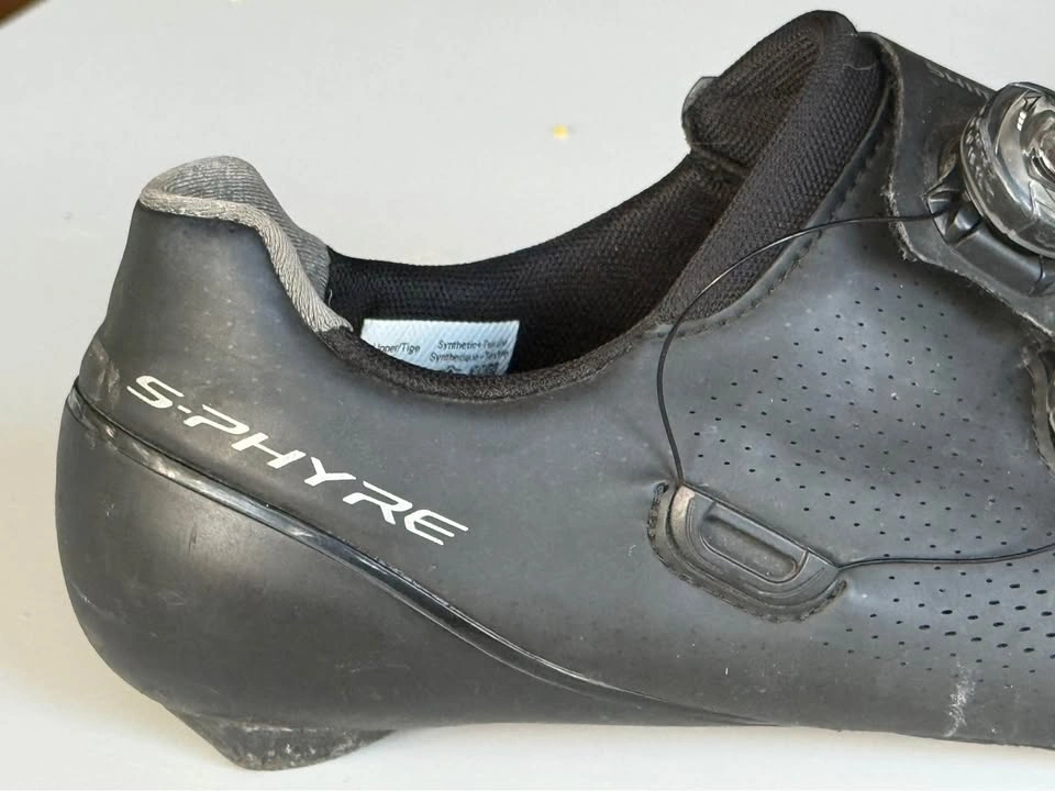 Shimano RC9 SH-RC901 S-PHYRE Black Shoes - Size 42.5 - photo 3