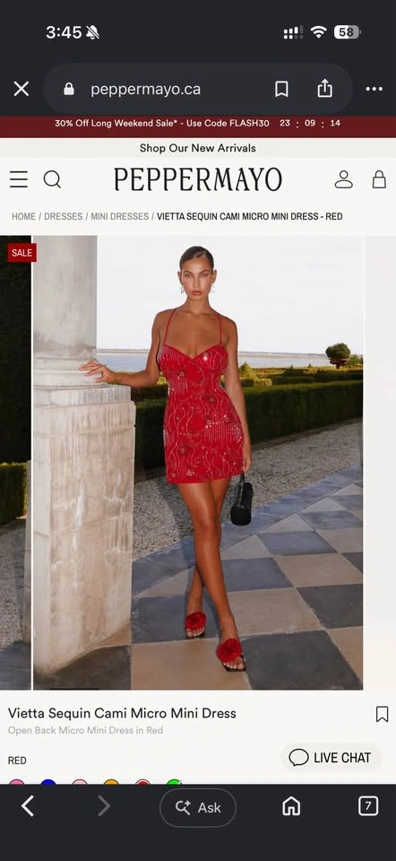 Peppermayo Vietta Sequin Mini Dress - photo 5