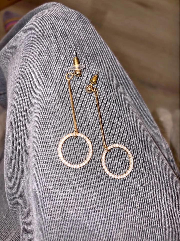 Gold Dangling Earrings