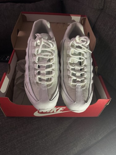 Nike Air Max 95 Recraft 5.5Y GS Triple White CJ3906-100