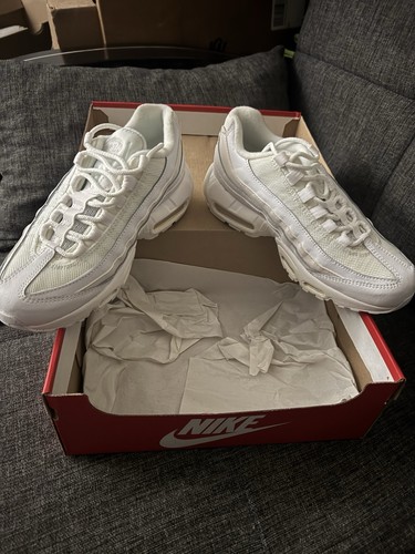 Nike Air Max 95 Recraft 5.5Y GS Triple White CJ3906-100 - photo 2