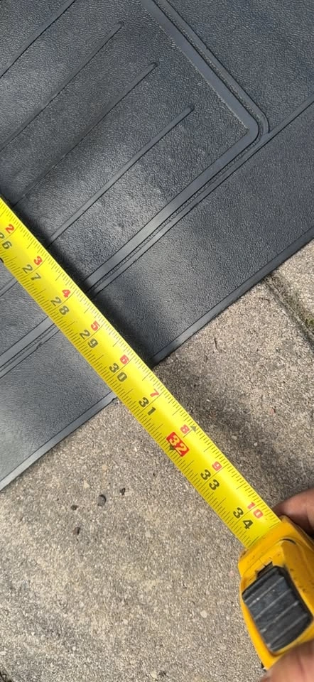 Black Rubber Floor Mat - photo 4