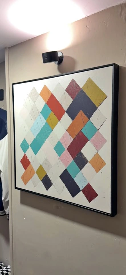 Colorful Geometric Abstract Wall Art