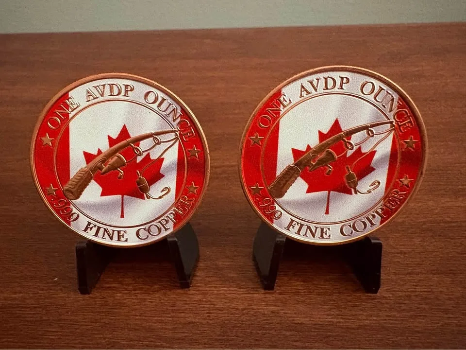 1 oz .999 pure copper fishing rounds image indicator(3)