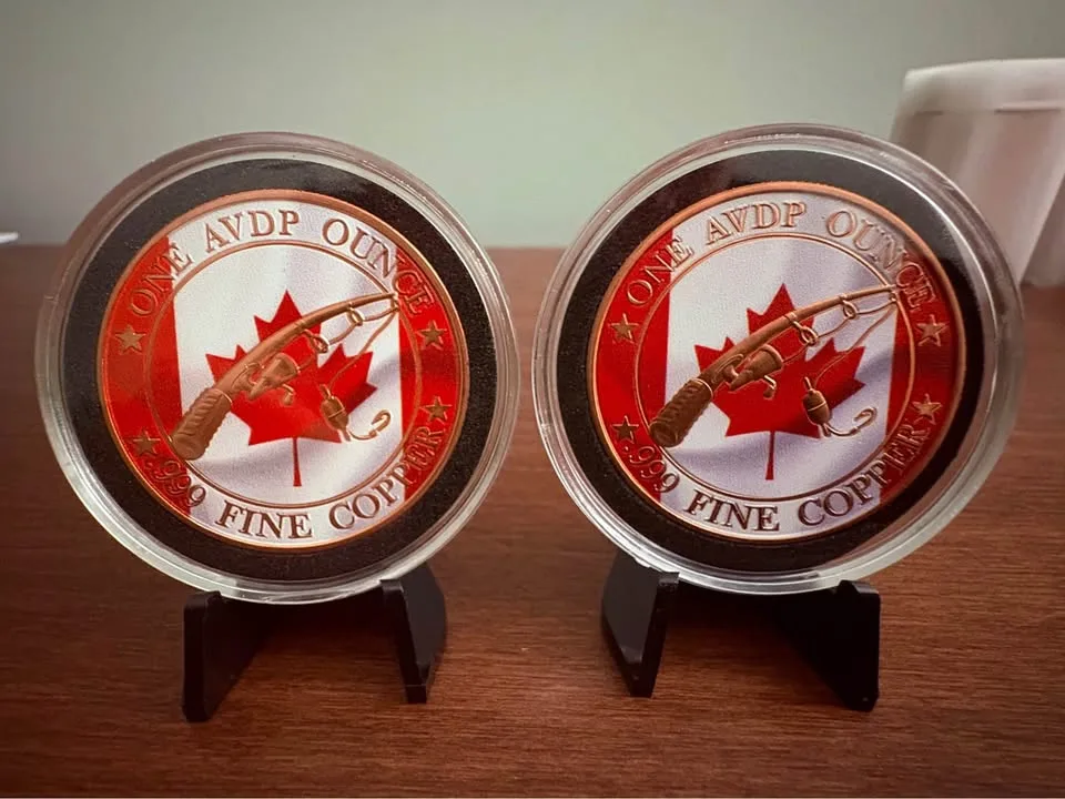 1 oz .999 pure copper fishing rounds image indicator(6)