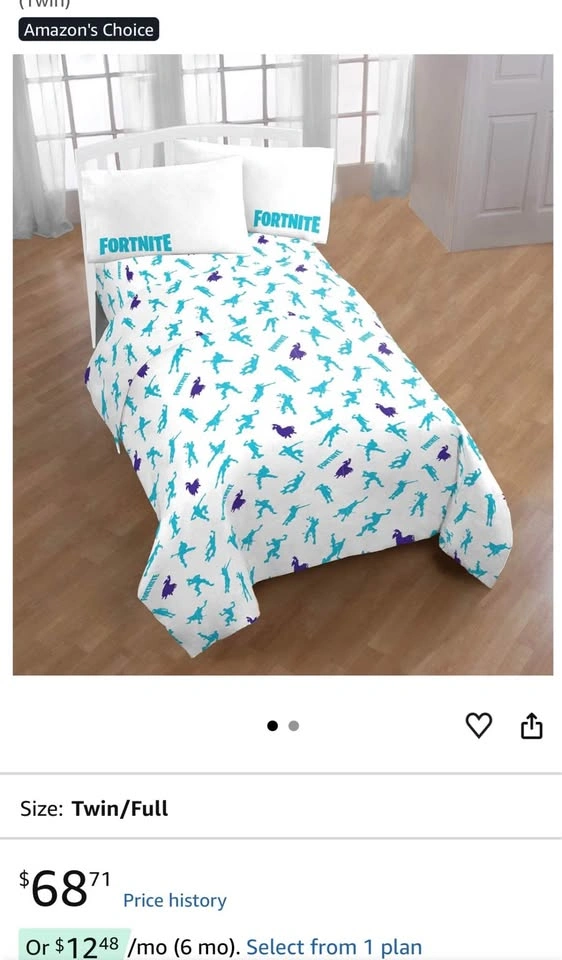Fortnite Twin/Full Bedding Set - photo 2