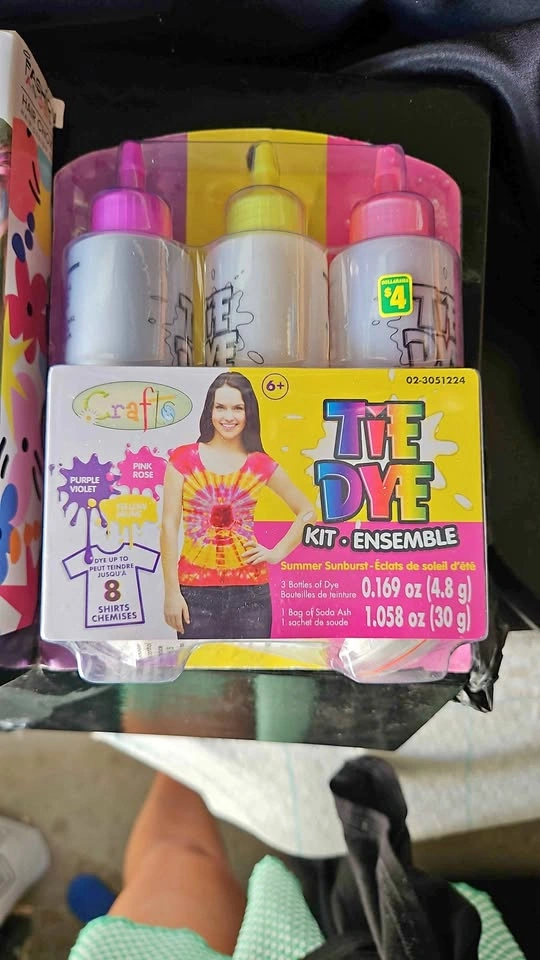 Kids Tie Dye and Temporary Hair Colour