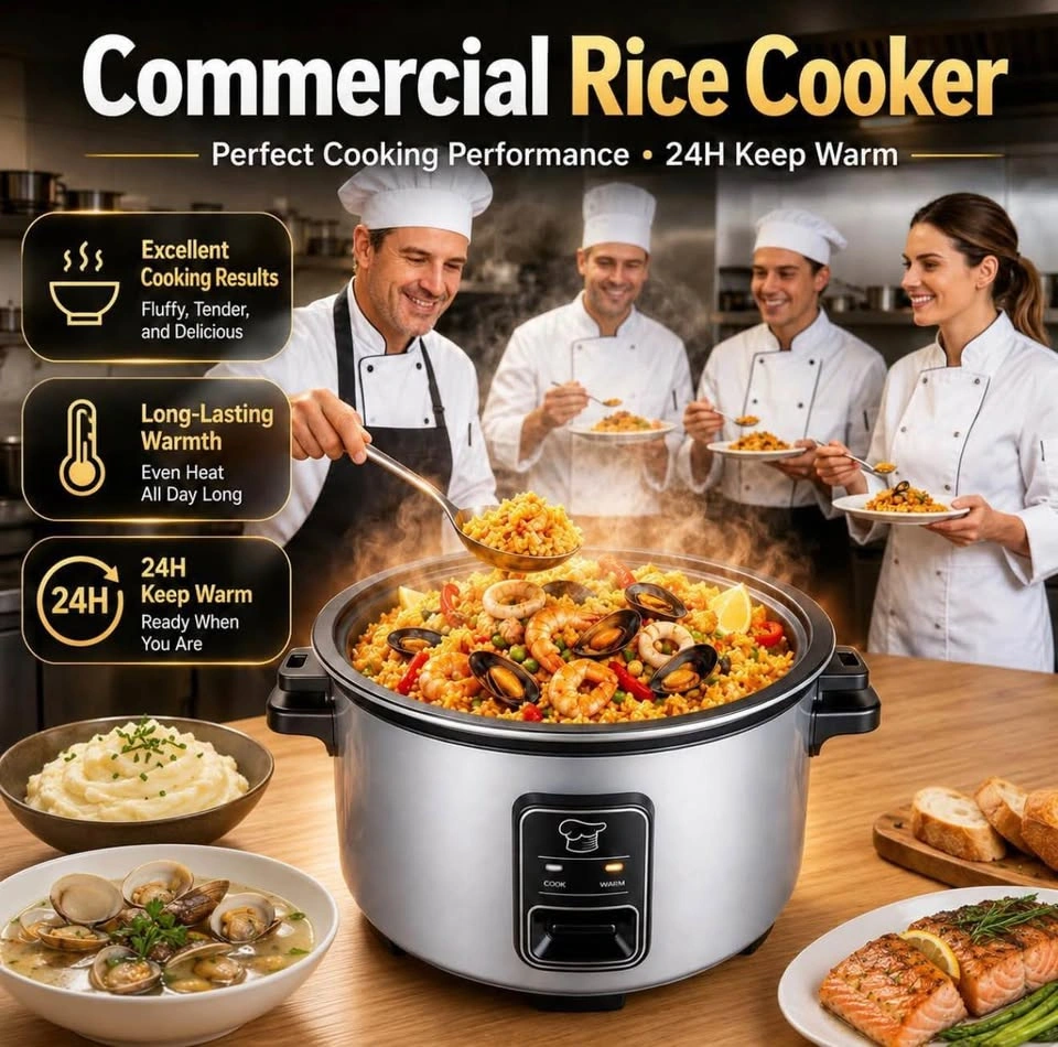 15L Commercial Rice Cooker 84 Cups for Restaurants - photo 4