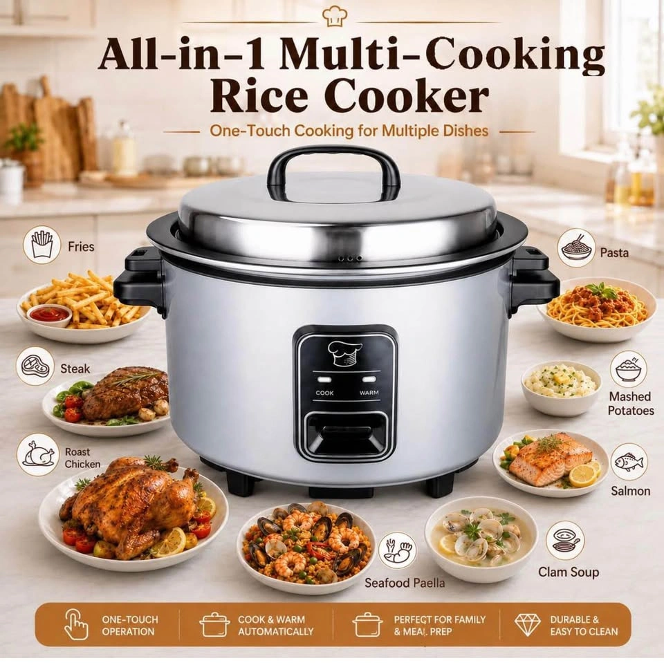 15L Commercial Rice Cooker 84 Cups for Restaurants - photo 5