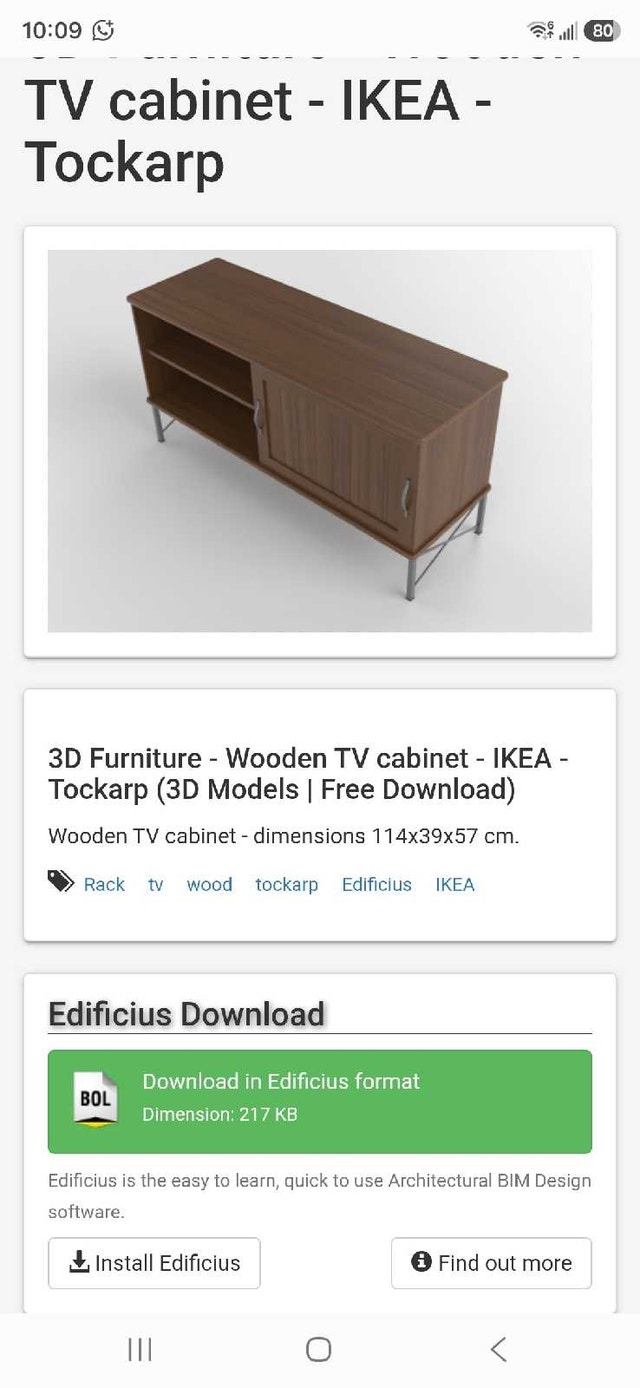 IKEA Tockarp TV Stand