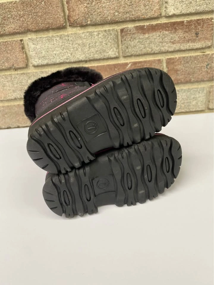 Toddler Girls Size 7T Winter Boots with Faux Fur Trim -30°C - photo 3