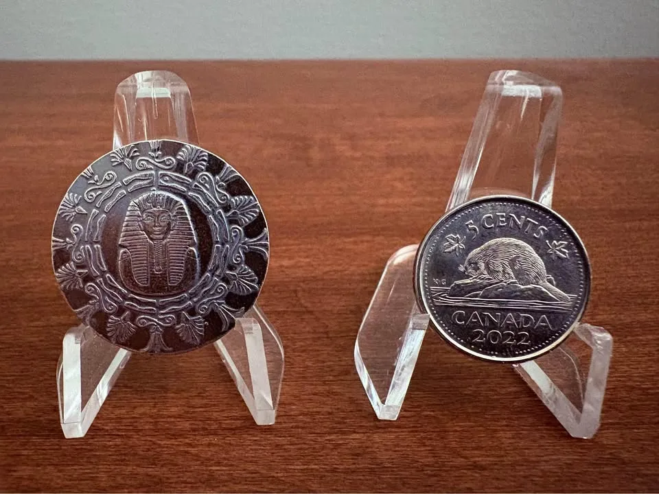 1/4 oz fine silver bullion King Tut round image indicator(4)