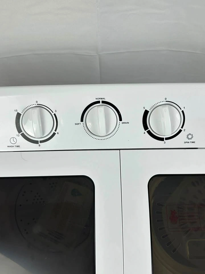 Twin Tub Portable Washing Machine 20lb (Gray/Black) - photo 3