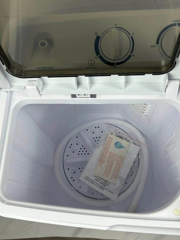 Twin Tub Portable Washing Machine 20lb (Gray/Black) - photo 5