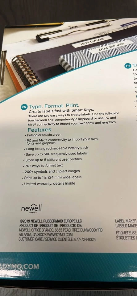 New Dymo Label Manager 500TS - photo 5