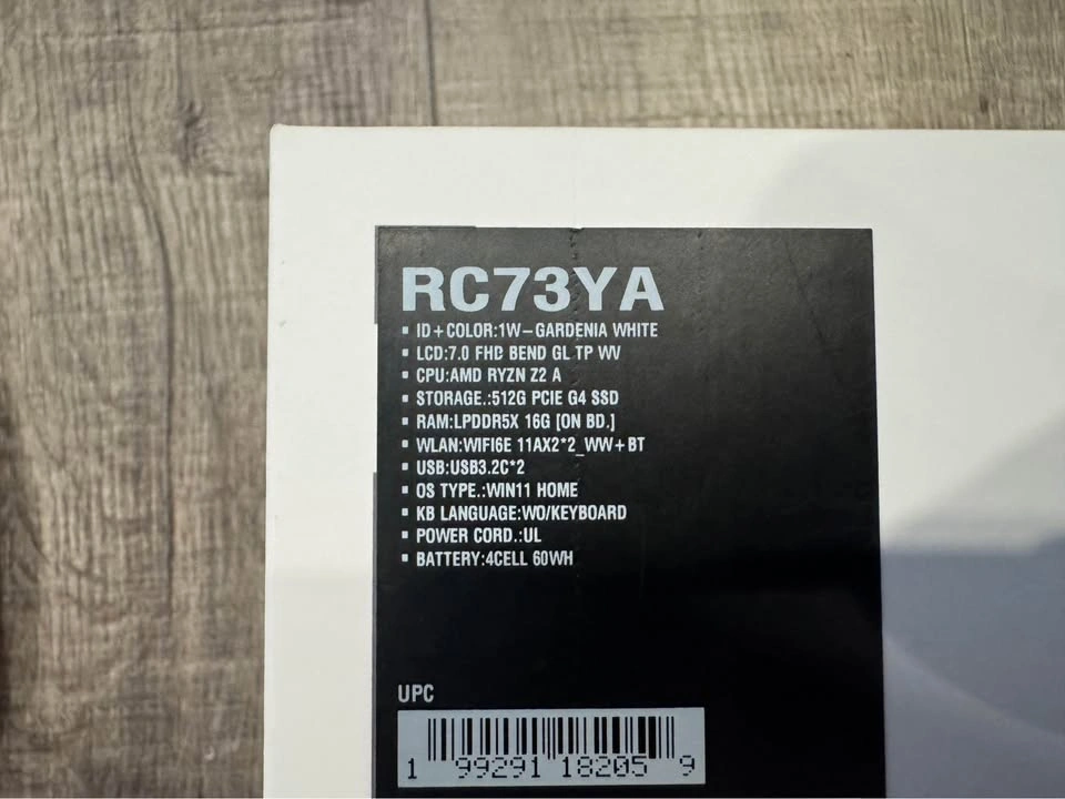 ASUS ROG Ally 7" AMD Ryzen Z1 16GB RAM 512GB White CIB - photo 4