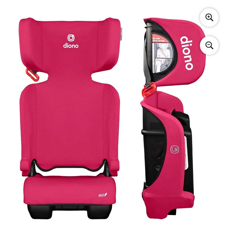 New Open Box Diono Airi High Back Booster Car Seat – Pink