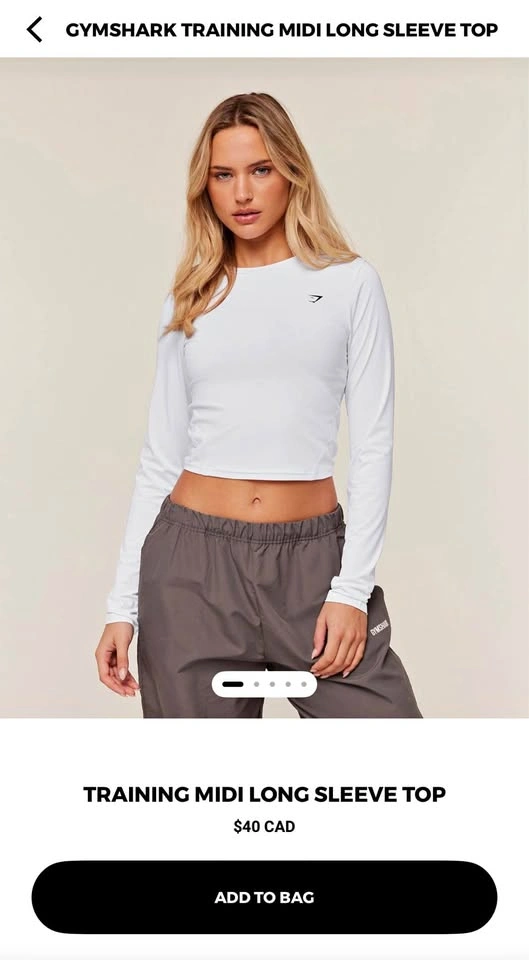 Gymshark Training Midi Long Sleeve