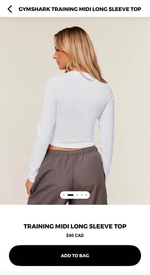 Gymshark Training Midi Long Sleeve - photo 2