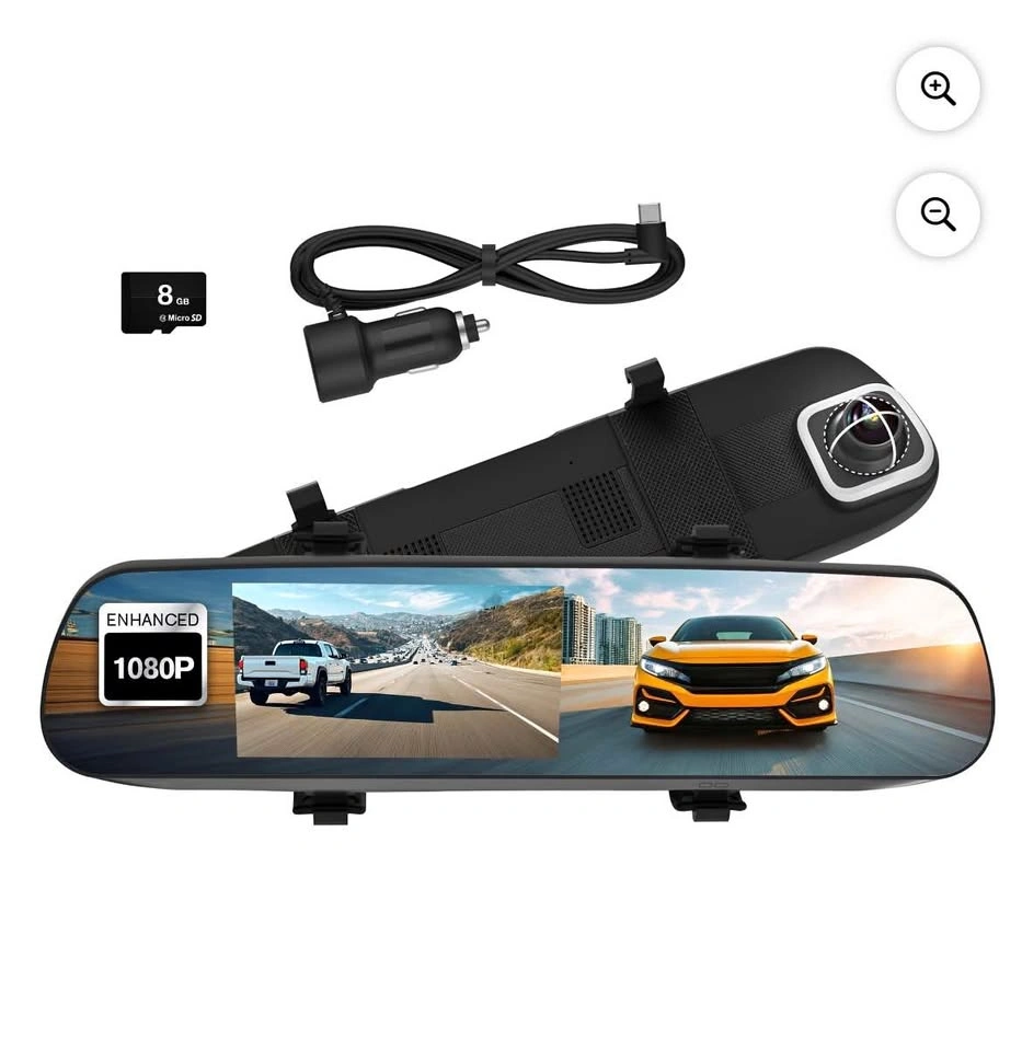YADA Roadcam Mirror 1080p Dash Cam - 4.7” Monitor (Brand New)