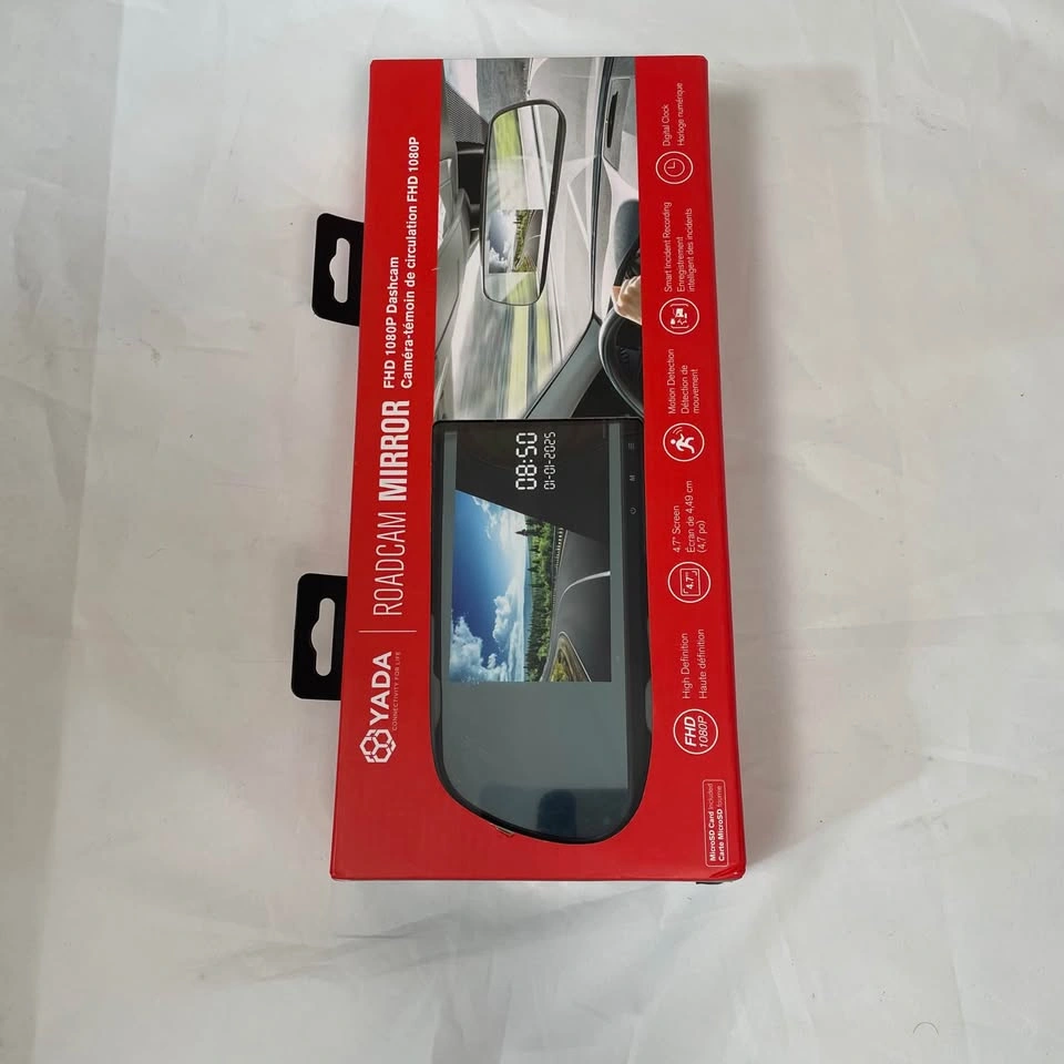 YADA Roadcam Mirror 1080p Dash Cam - 4.7” Monitor (Brand New) - photo 3