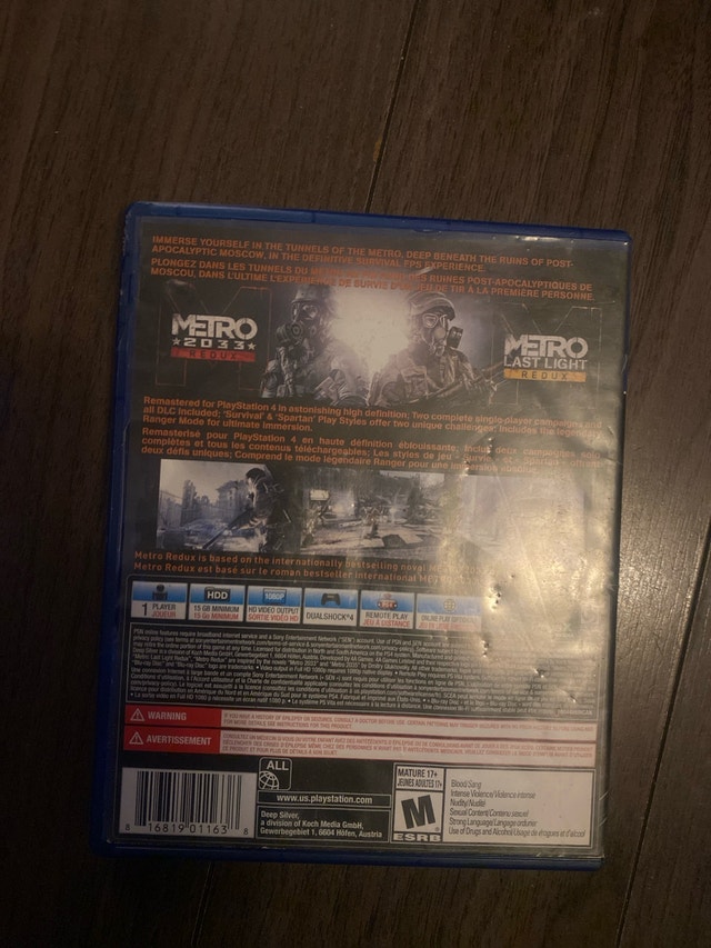 Deep Silver Metro Redux PS4 - photo 2
