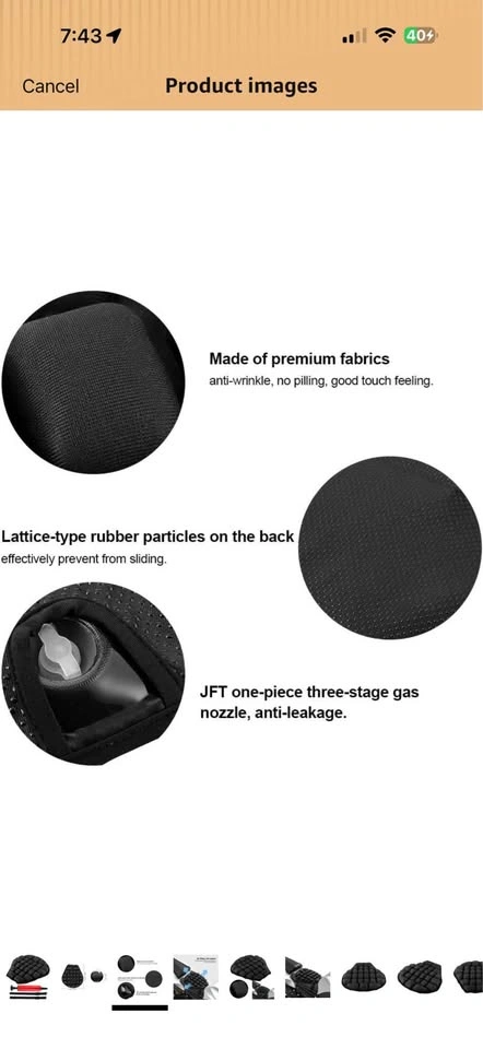 Air Motorcycle Seat Cushion - photo 3
