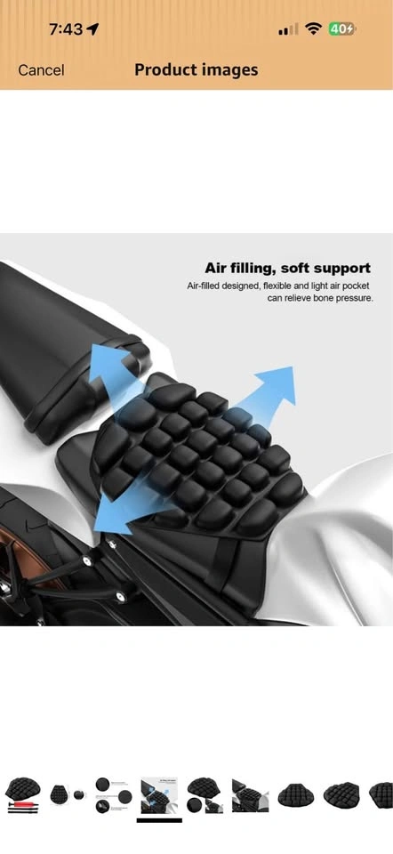 Air Motorcycle Seat Cushion - photo 4