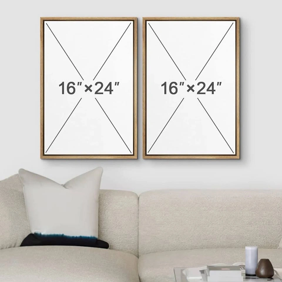 Rustic Antler Skull Wall Decor – Set of 2 canvas 24” x 16” - photo 3