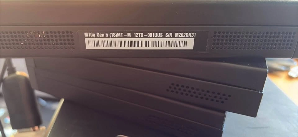 Lenovo ThinkCentre M70q Gen 5 i5-14400T 16 GB RAM 240 GB SSD - photo 2