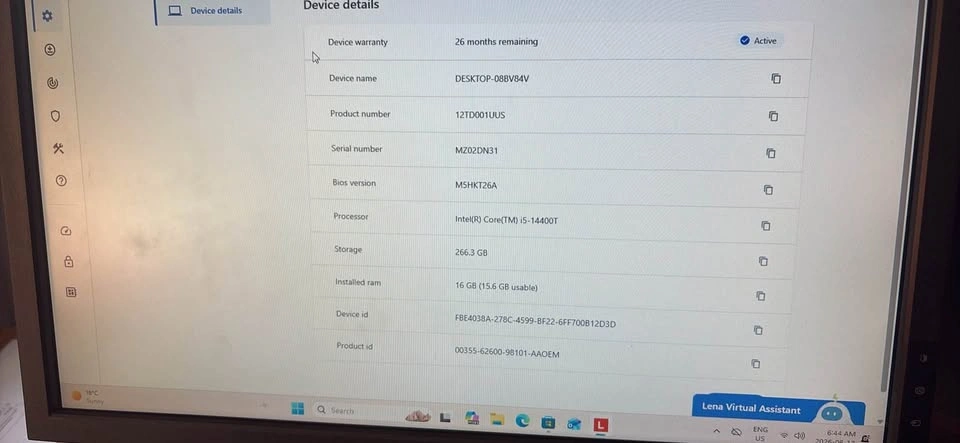 Lenovo ThinkCentre M70q Gen 5 i5-14400T 16 GB RAM 240 GB SSD - photo 5