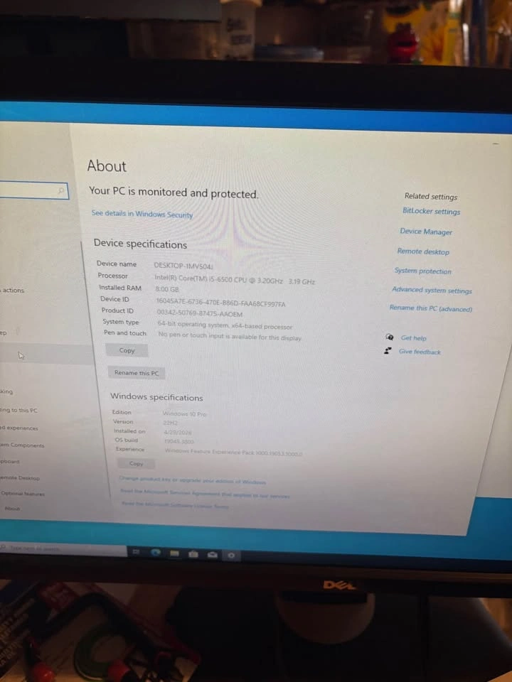 Lenovo ThinkCentre M710s Desktop PC with 8 GB of ram - photo 5